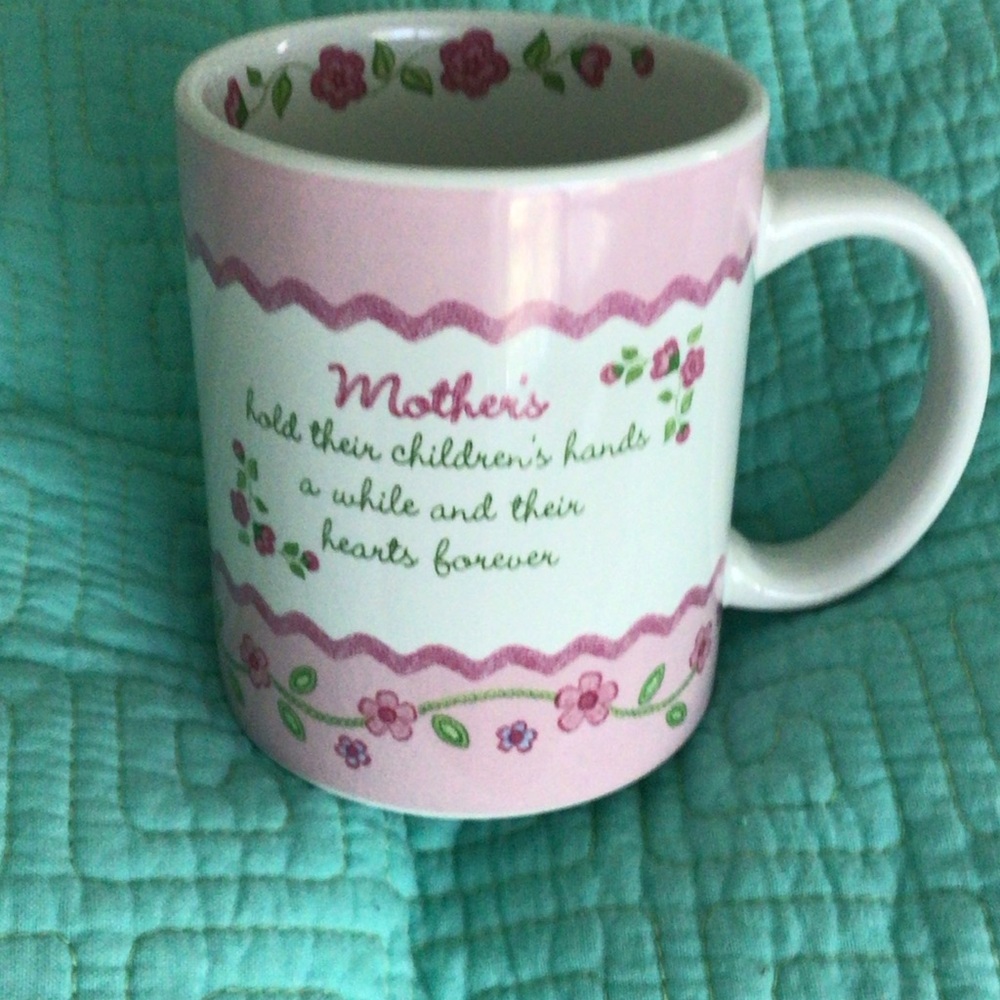 Mother's Floral Pink 12 oz. Ceramic Coffee Mug